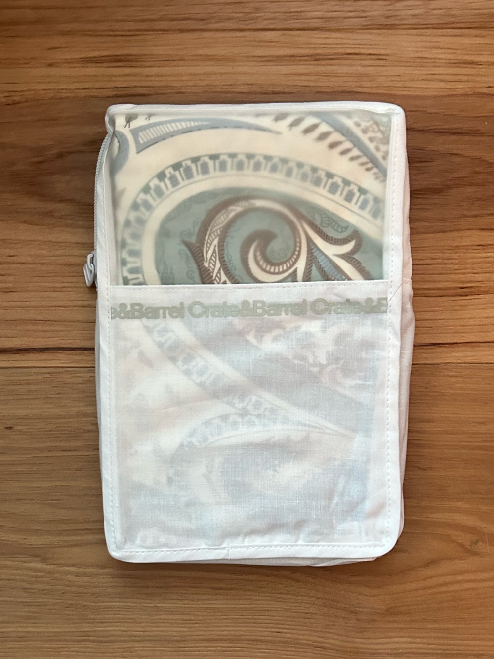NEW Crate&Barrel Lindsey Paisley Standard Sham Pillow Case Cover (just one)